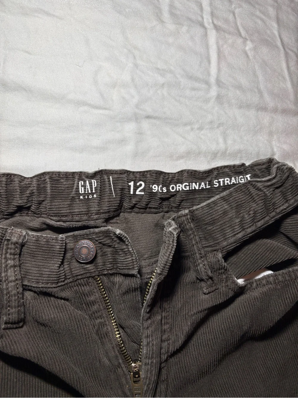 GAP kid's Dark Gray casual pants with Distress